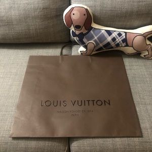 Authentic Louis Vuitton shopping bag